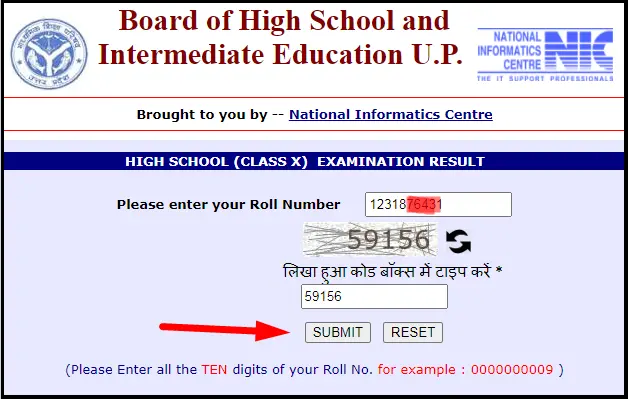 UP Board Class 10th Result Check Online